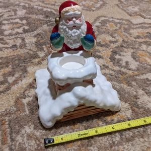 Santa tea light roof